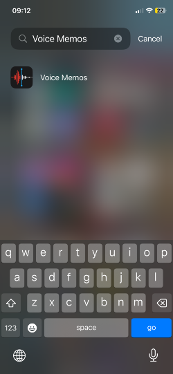 Voice Memos Search