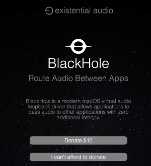 Blackhole donate page