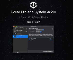 Route Mic and System Audio Blackhole